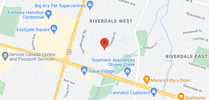 map of 58 RIVERDALE DR